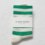 Wide Wally Socks (Wide Grey/Stripe)