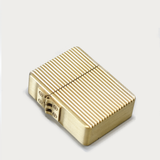 Large Kerosene Brass Fluted Lighter (Brass)