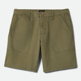 Surplus Vintage Wash Herringbone Short (Washed Olive Green)