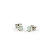 Opal Small Stud Earrings Goldfill