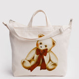 Horizontal Zip Duck Bag (Teddy Bear)