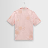 Didcot Pink Flower Embroidered Shirt