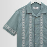 Didcot SS Shirt (Sea Green/Ecru)