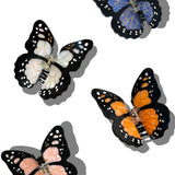 Hand-painted Monarch Butterfly Claw Hair Clip | Eco-Friendly: Pink