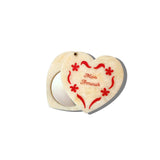 Hand-painted Locket Compact Mirror