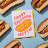 Happy Birthday Hottie Letterpress Card