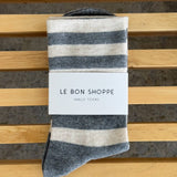 Wide Wally Socks (Wide Red/Stripe)