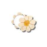 Hand-painted Vintage Daisy Compact Mirror
