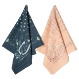 "own your power" cotton voile bandana - blush