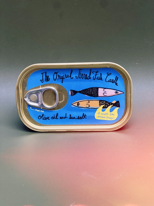 Tinned Fish Candle (Olive Oil and Sea Salt)