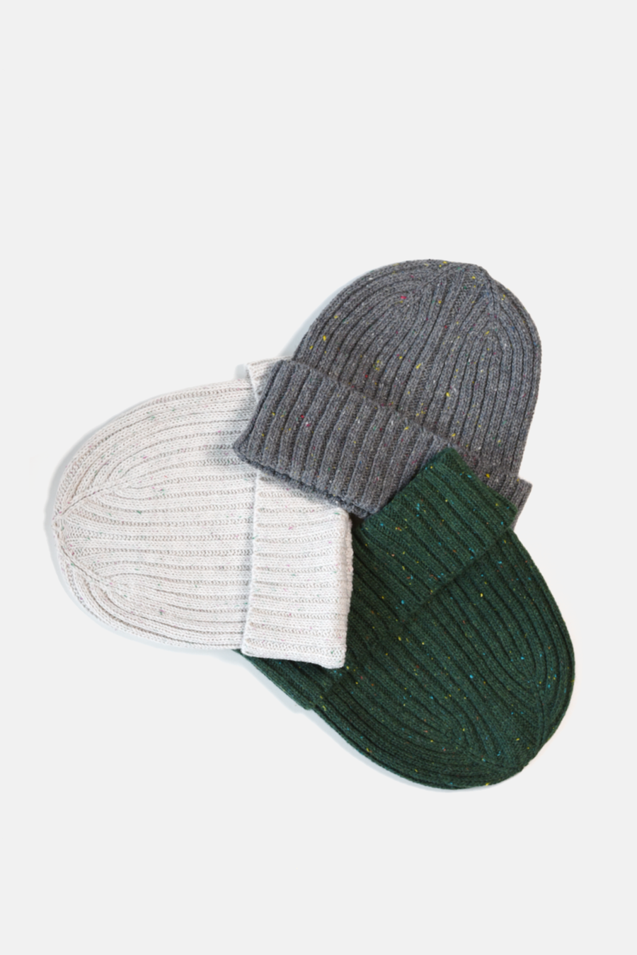 Donegal Wool Beanie: Oatmeal