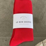 Crisp Step Socks (Red)