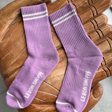 Boyfriend Socks (Pastel Sky)