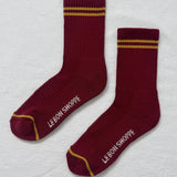 Boyfriend Socks (Cardinal)