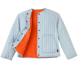 Chambray Quilted Jacket (Light Indigo Chambray)