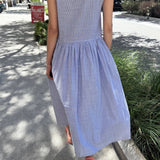 Marianne Dress (Blue Stripe)