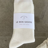 Crisp Step Socks (White)
