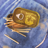 Very Cute Tin of Safety Matches (Green)