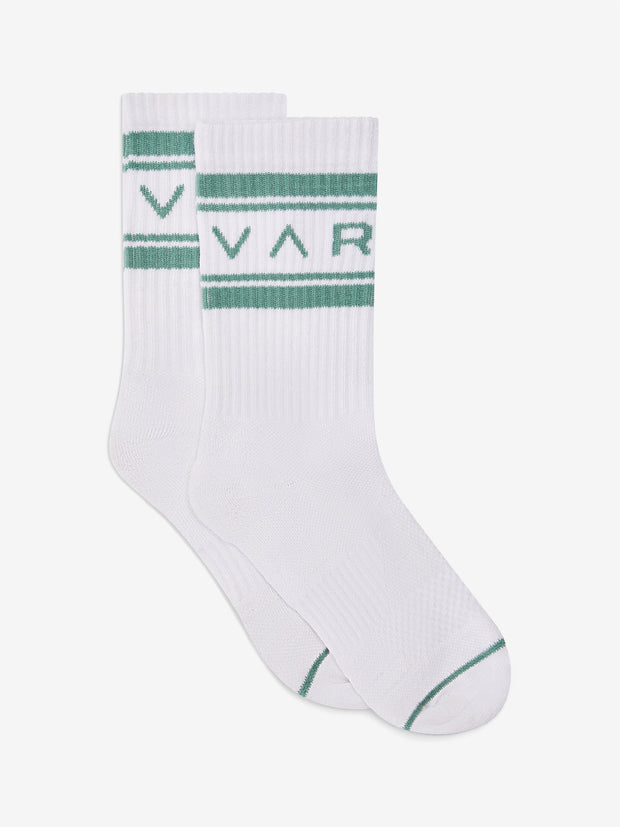Astley Active Sock (White/Cool Sage)
