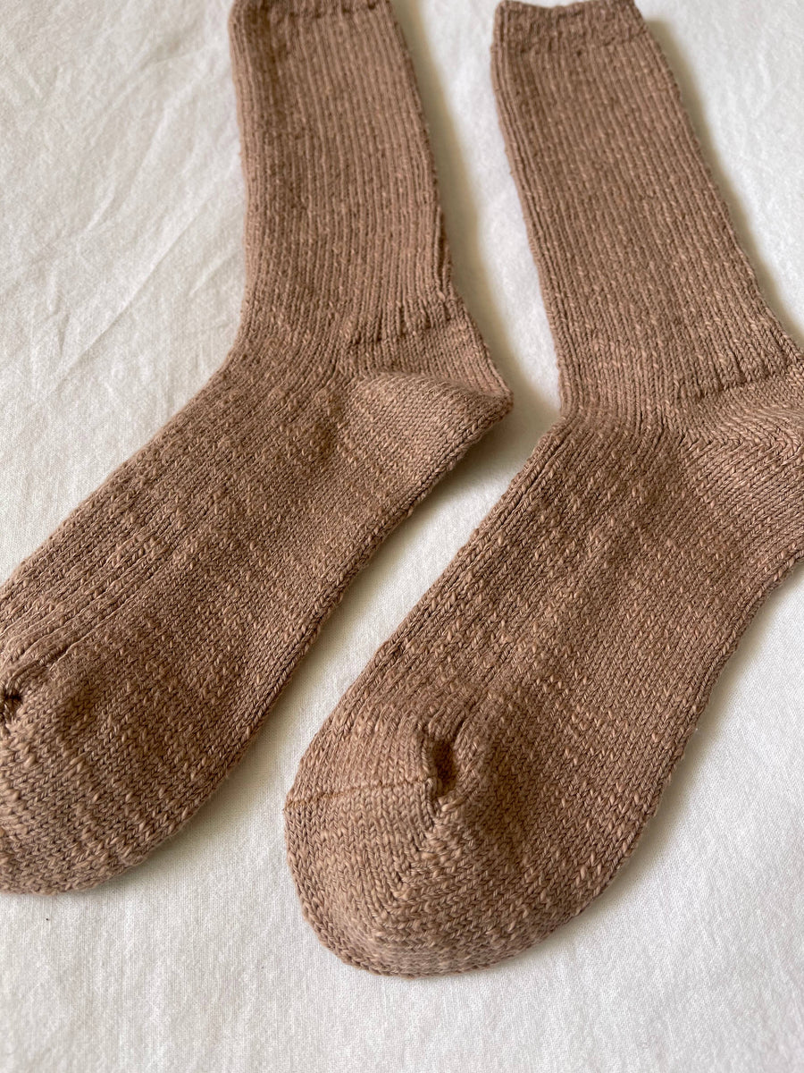 Cottage Socks: Ht. Grey