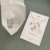 Magic Charm Cat Necklace (Silver)