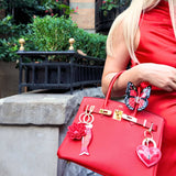 Hand-painted Limited Edition Monarch Butterfly Claw Hair Clip | Eco-Friendly: Silver