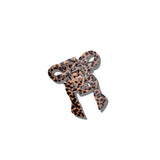 Coquette Bow Claw Hair Clip (Red Plaid)