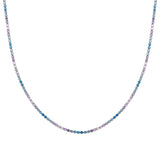 Axis Necklace (Pastel 18in / 18K Gold Plated Stainless Steel)