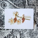 Vintage Gold Broken Heart Earrings