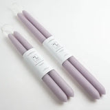 100% Beeswax Dipped Taper Candles | All Natural, Handmade (Charcoal / Standard 10" Long)