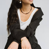 Avery Necklace - Smoky Quartz: Sterling Silver