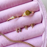 Bitty Bow Studs (Gold)