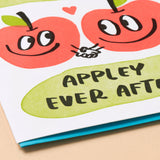 Appley Ever After Letterpress Greeting Card