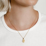 Rose Necklace in Gold