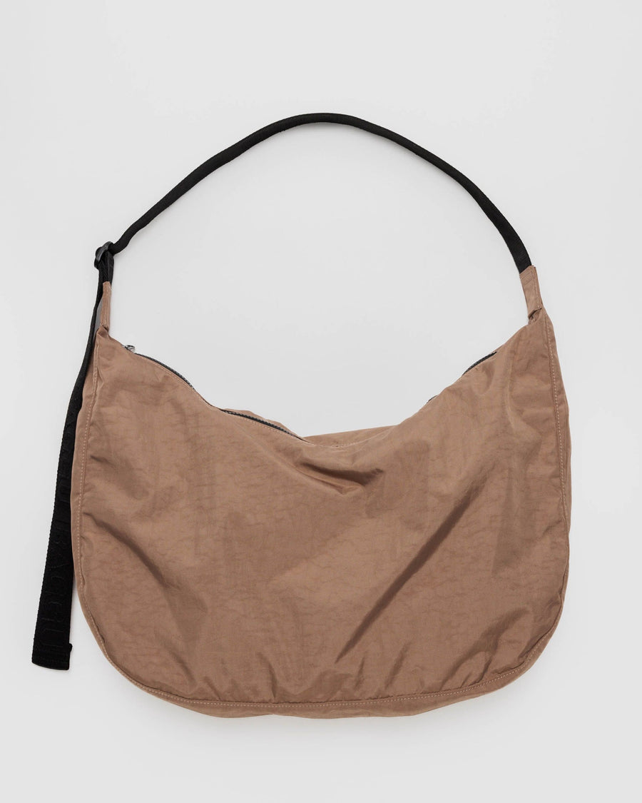 Large Crescent Nylon Bag (Cocoa)