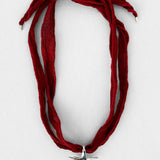 Estelle on Fairy Silk: Charcoal / Sterling Silver