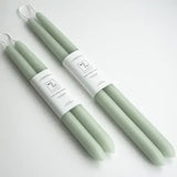 100% Beeswax Dipped Taper Candles | All Natural, Handmade (Burgundy / Standard 10" Long)