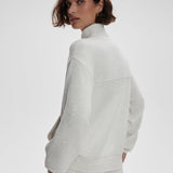 Celeste Button Through Sweat (Ivory Marle)