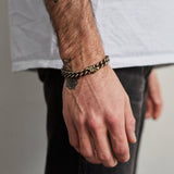 Signature Bracelet (Brass / Work Patina)