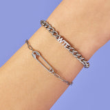 WTF Bracelet (Rhodium Plated)