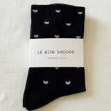 Patterned Sneaker Socks (Polka Dot Blue/Navy)
