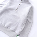 Super Weight Quarter Zip (Heather Grey)