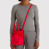 Nylon Drawstring Bag (Candy Apple)