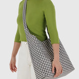 Large Nylon Sling (Black & White Gingham)