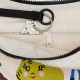 Medium Nylon Crescent Bag (Painted Prarie)