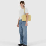 Medium Nylon Bowler Bag (Butter)