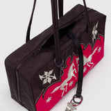 Nylon Bowler Bag (Western Appliqué)