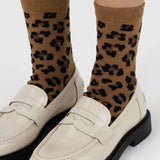 Crew Sock (Dark Leopard)