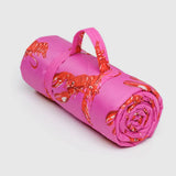 Puffy Picnic Blanket (Pink Lobsters)