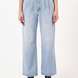 Chloe Pleat Denim (Light Blue)